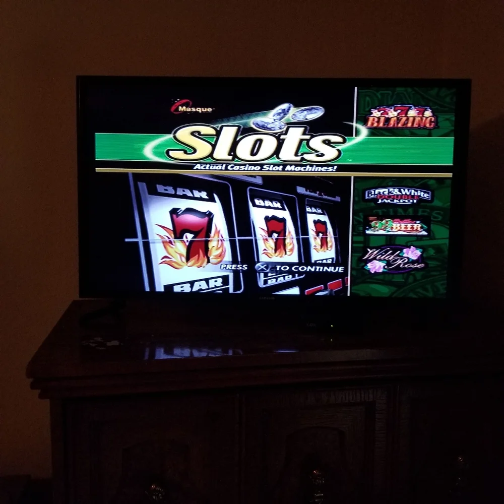 Slots Casino Black PS1 Sony PlayStation Manual Game Case Tested